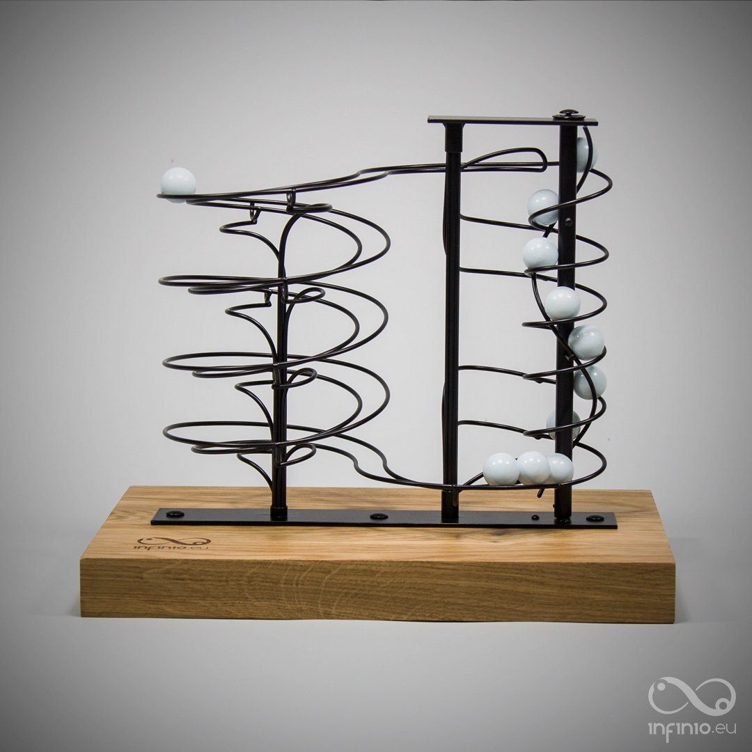 Escultura Cinética De Madera Para Pared - Arte Decorativo Manual, 34x34 Cm, Ideal Para Meditación Y Relajación