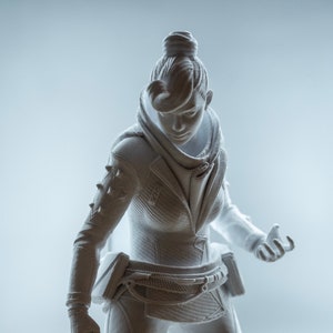Apex Legends Wraith Figure: 3D Printed, 12-Inch Statue