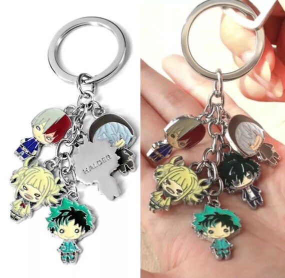 Keyring Keychain Keyfob Anime Character Pendants Toy Gift Kids Etsy