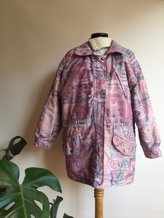 Vintage Abstract Pattern Coat