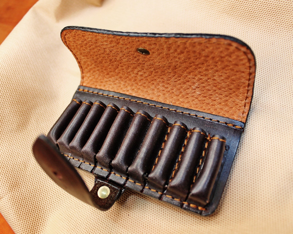 Leather Ammo Pouch Rifle Ammo Wallet Ammunition Carrier for Etsy