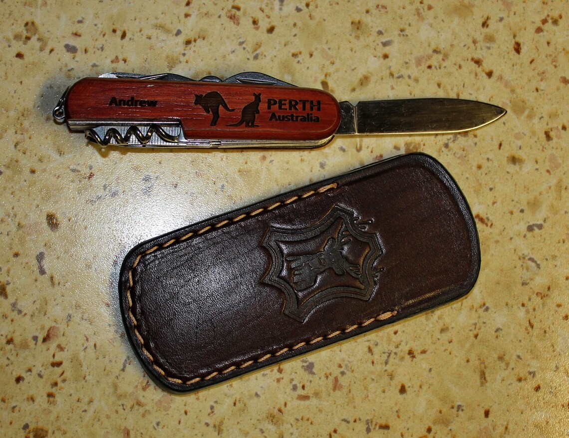 Knife Slip Sheath Pouch Case Trapper Sheath 4.75 Etsy