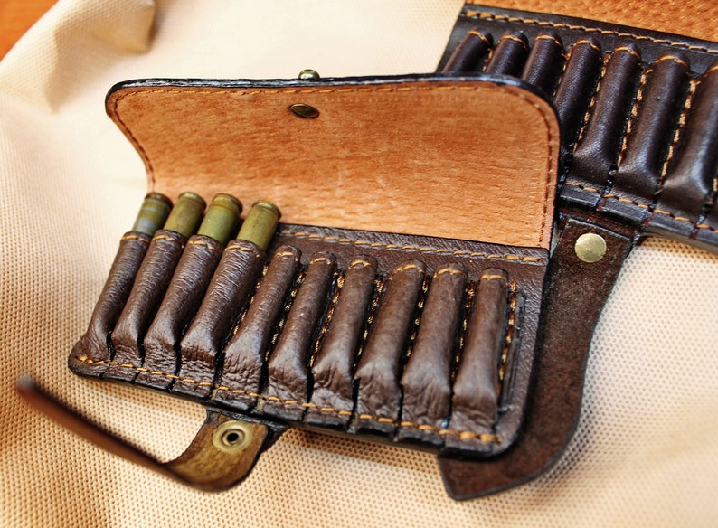 Leather Ammo Pouch Rifle Ammo Wallet Ammunition Carrier for Etsy