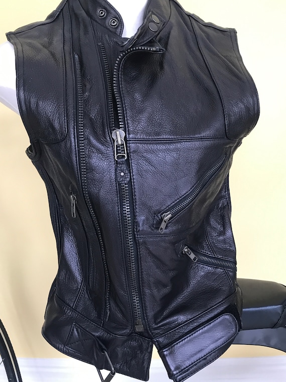 DKNY Jeans Original Leather Vest 