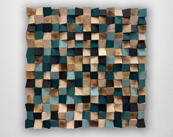 Panel acústico, arte mural de madera, difusor acústico, arte de madera texturizada, arte para dormitorio, decoración de oficina, arte recuperado, arte mural de madera texturizada