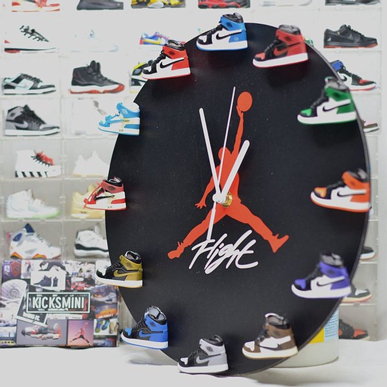 mini jordans clock