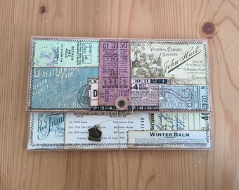 Junk Journal  stamp kits||Mini Ephemera holder||Handmade Junk Journal Suppliers.