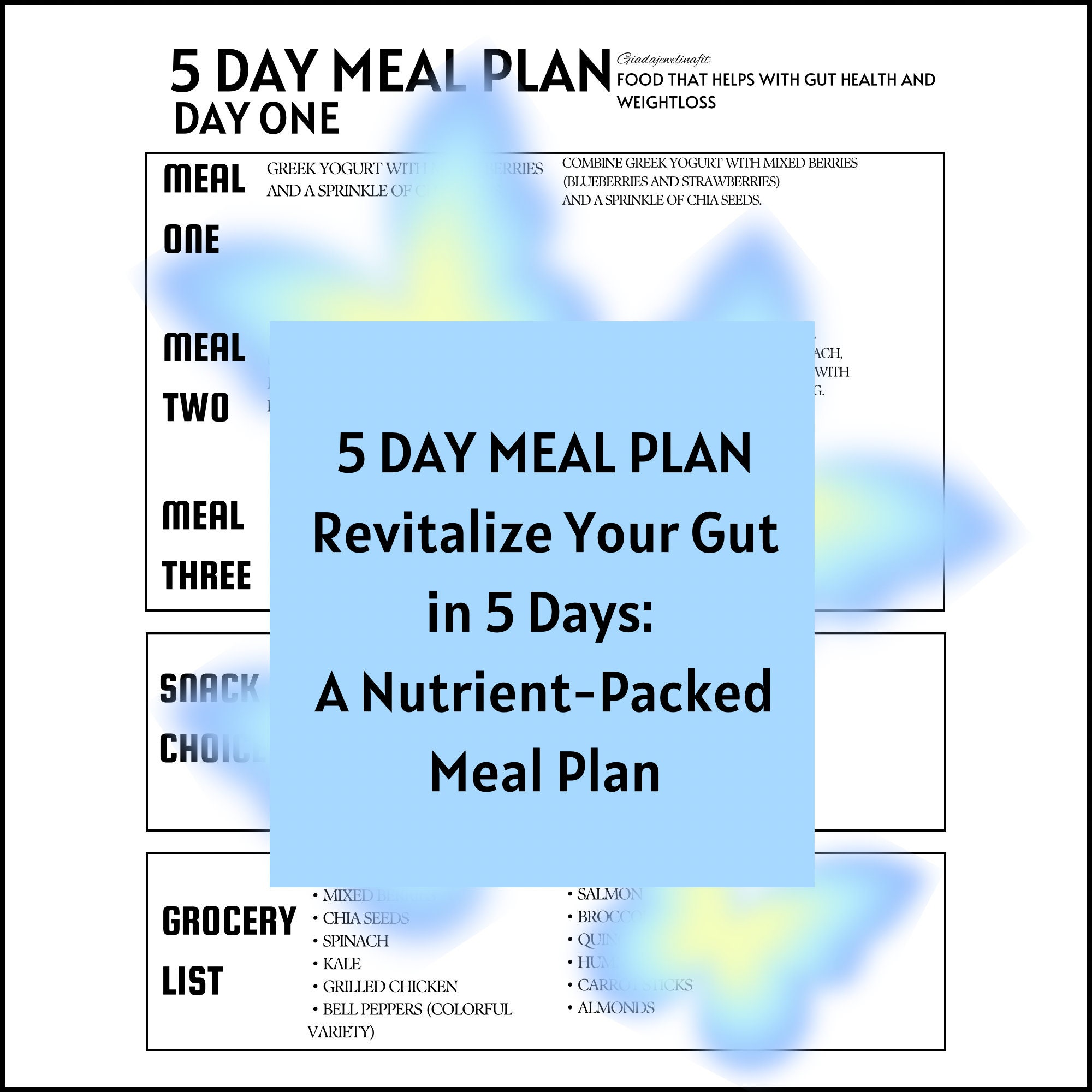 5day Womens Gut Health and Weight Loss Transformation Plan Etsy