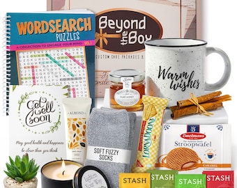 Get well soon Gift Basket for women | Care Package w/snacks &  after-surgery hospital recovery variety gift, | Feel better soon