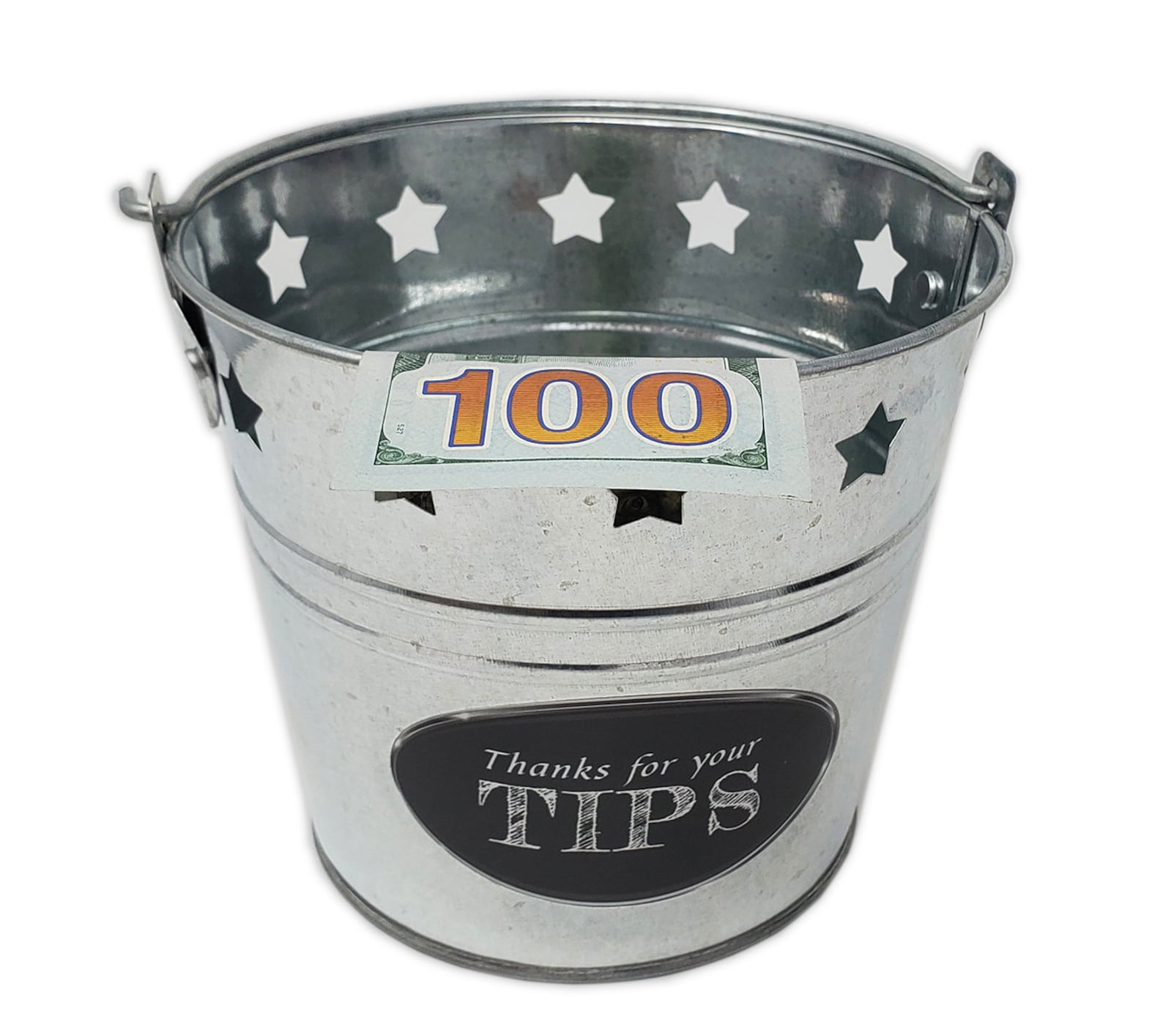 Tip Bucket Metal W Stars Design For Bar Club Musicians Etsy