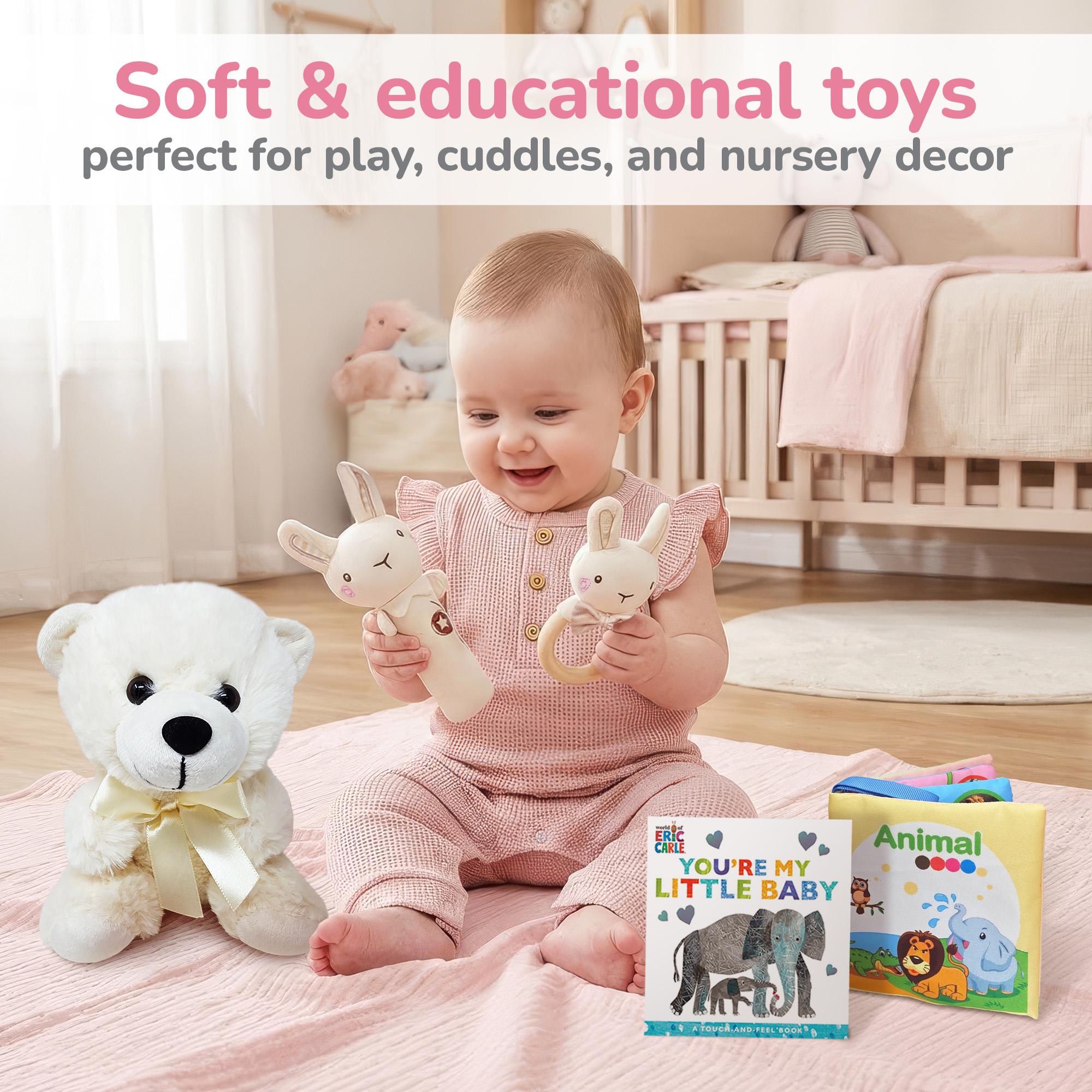 Premium New Baby Girl Gift Basket | Newborn Essentials Care Package in ...