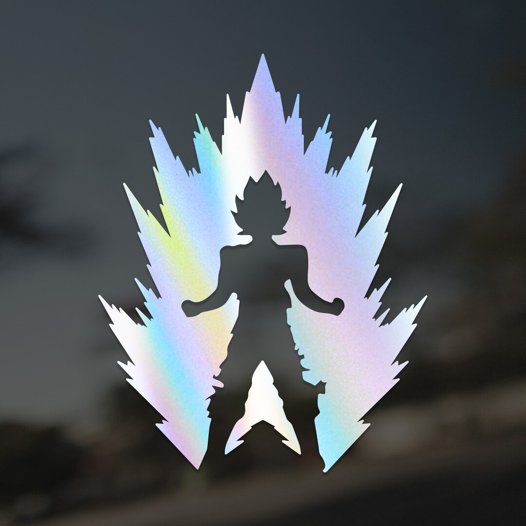 Goku Super Saiyan Power up Decal - Etsy