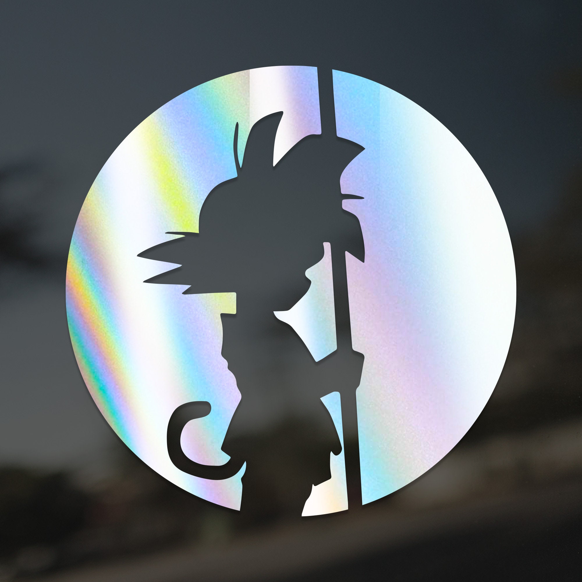 Vinyl Decal Young Goku Silhouette Decal - Etsy