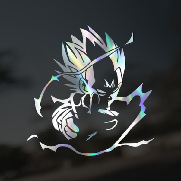 Vinyl Final Blast Super Saiyan M Vegeta Decal