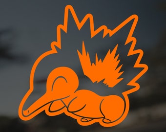 Vinyl Cyndaquil PokémonDecal, video game, card game