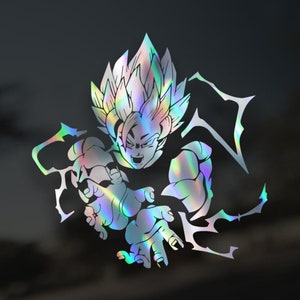 Vinyl Decal Super Saiyan Goku Blast