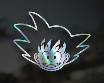 Vinyl Decal Kid Goku Smile Face Decal