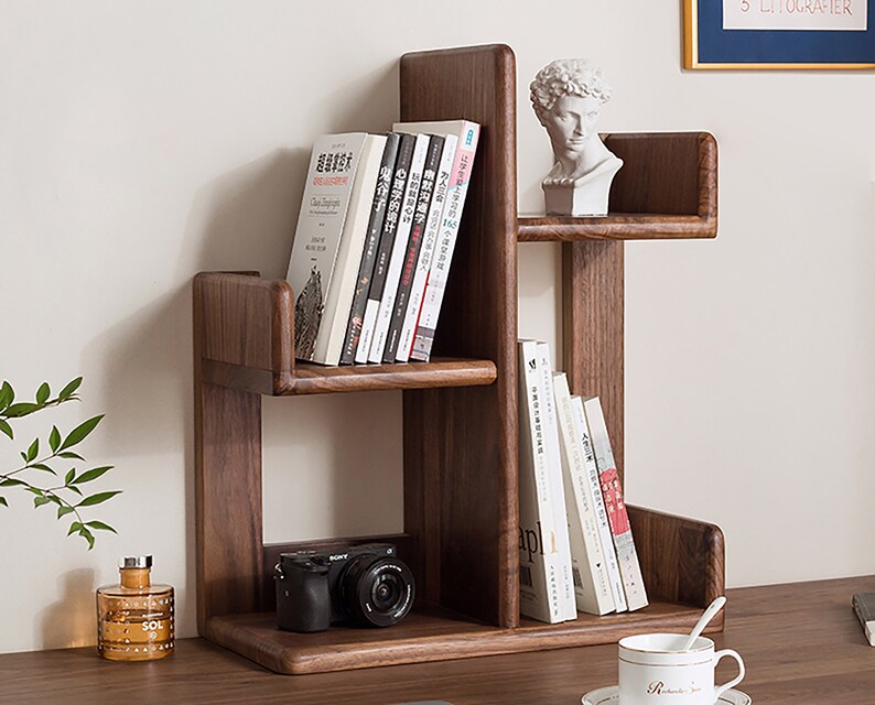 Black Walnut Desk Organizer Etsy