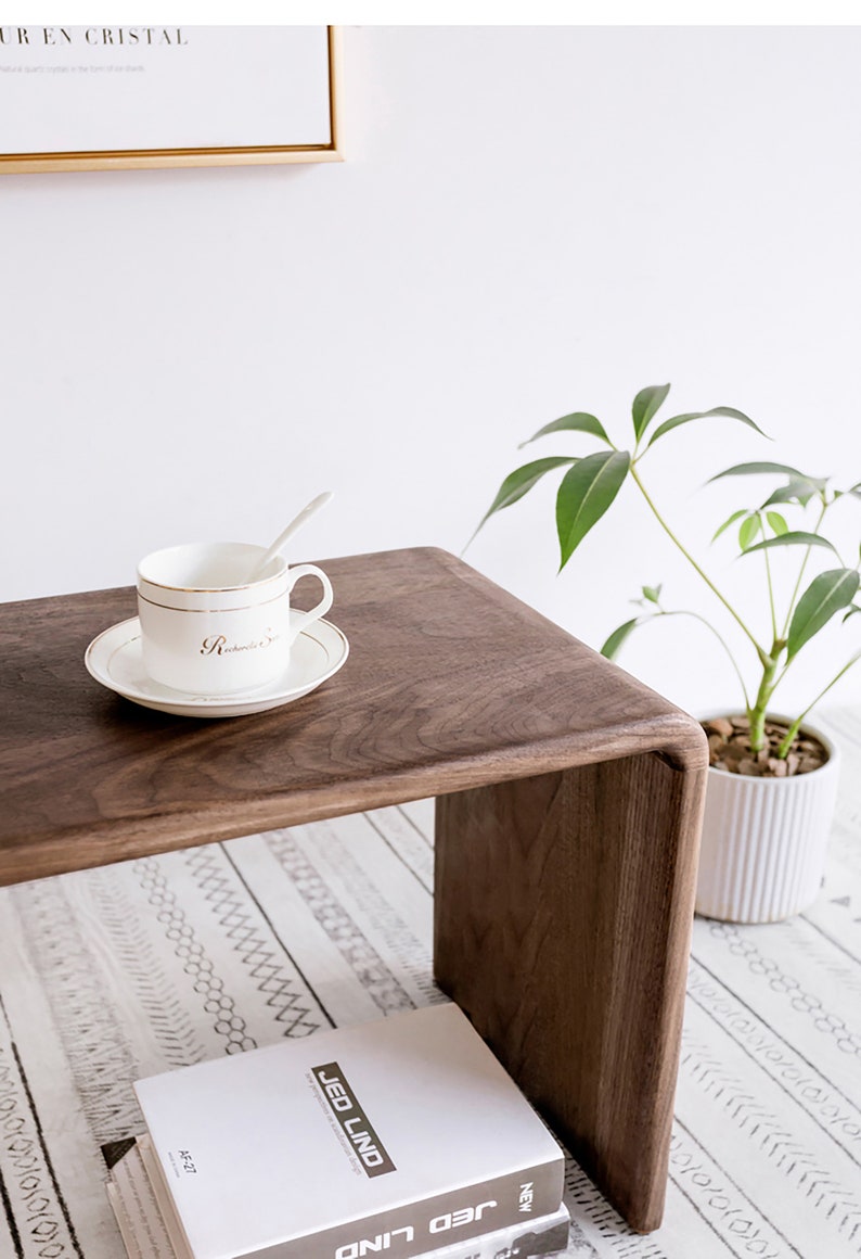 Black Walnut Side Table, End Table, Housewarming Gift, Gift for the Home, Wedding Gift, House Warming Gift, Renovation Gift image 8