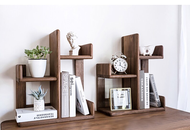 Black Walnut Desk Organizer Etsy