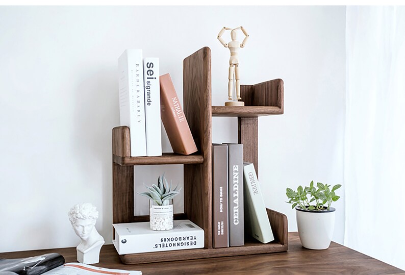 Black Walnut Desk Organizer Etsy