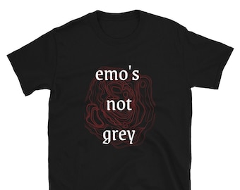 Emo's Not Grey Nostalgia Emo Lyric T-Shirt, Concert, When We Were Young