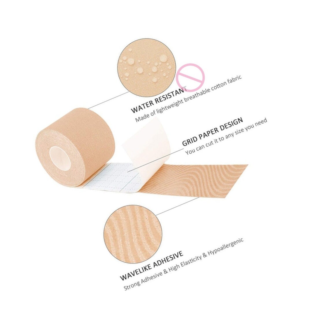 Trans Tucking Tape Latex Free Strong Adhesive Breathable Tucking Tape