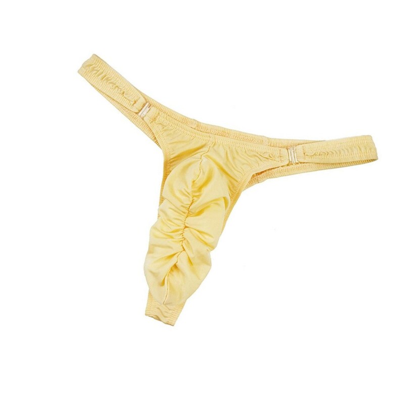 Men's Bulge Ball Pouch Briefs Thong Underwear Low Rise Etsy