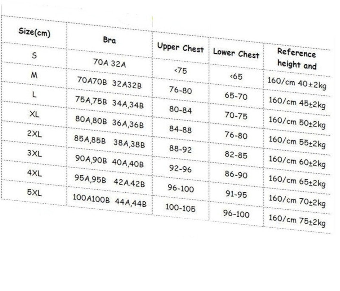 Chest Binder Compression. Large Sizes 5XL Etsy