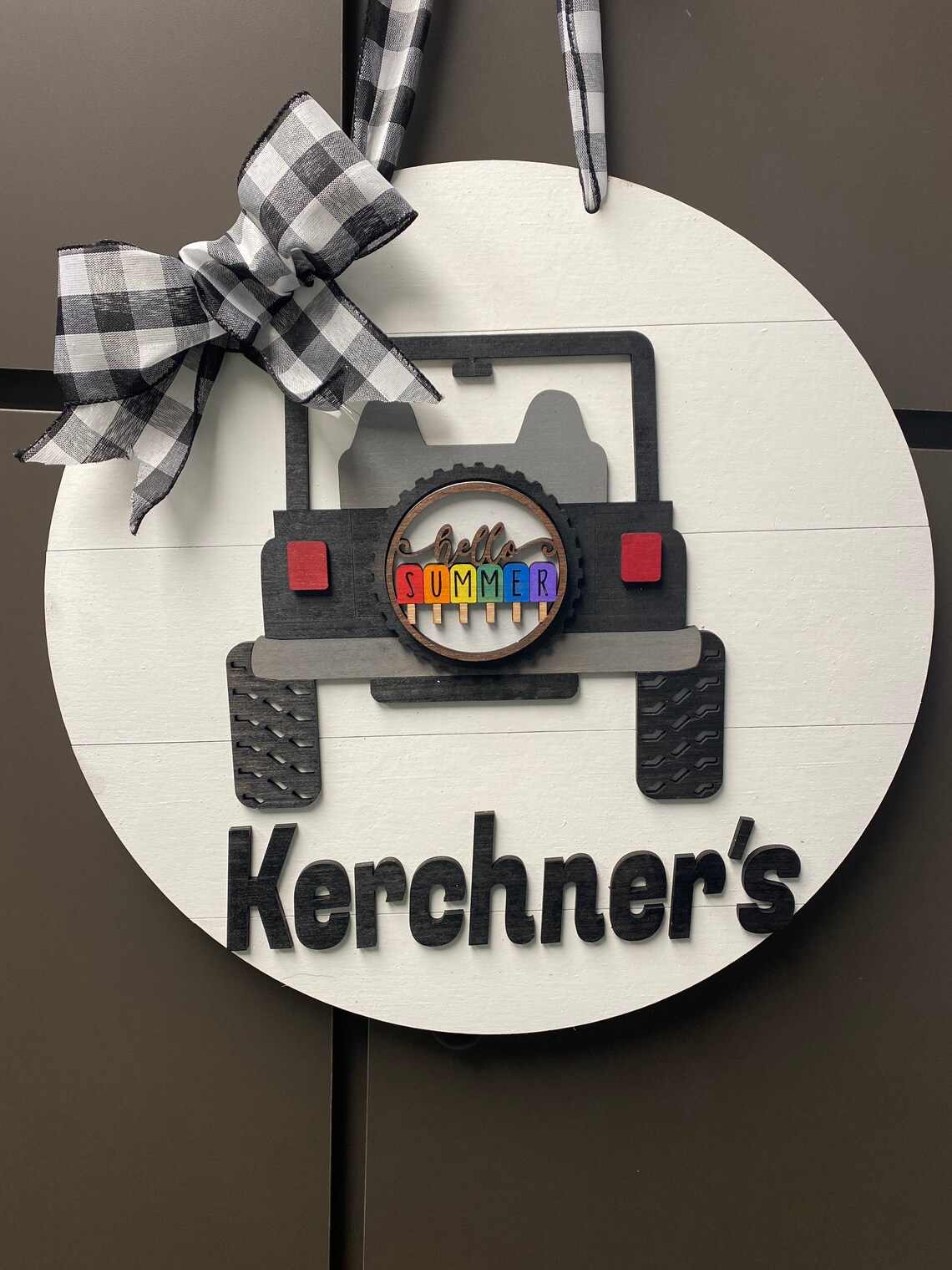 Interchangeable Jeep door hanger Etsy