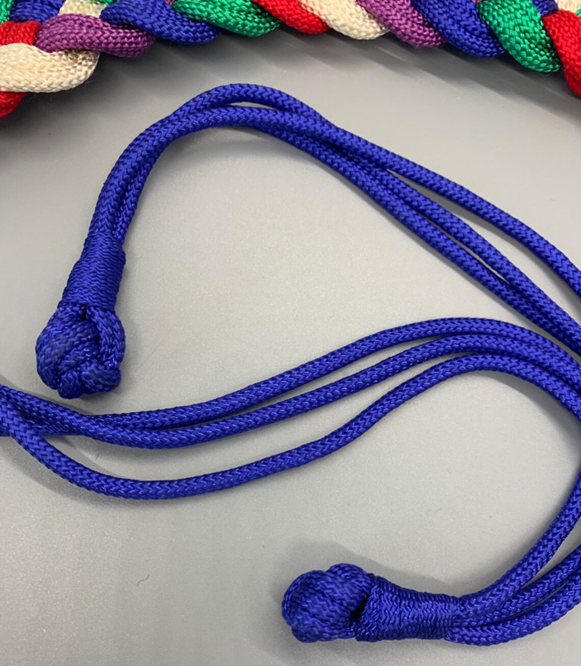 Multicolor Braided Nylon Rope Belt 2528 Waist Etsy