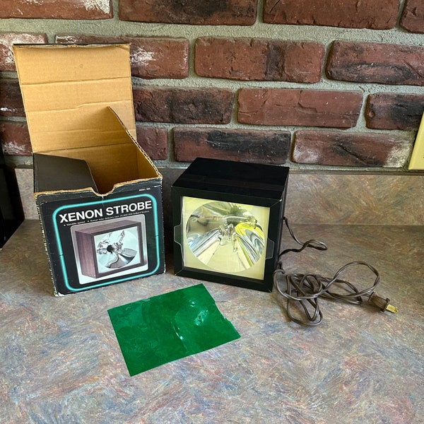 Vintage Strobe Light Etsy