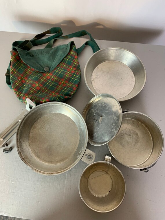 1960s Girl Scout Mess Kit / Camping Cookware Etsy