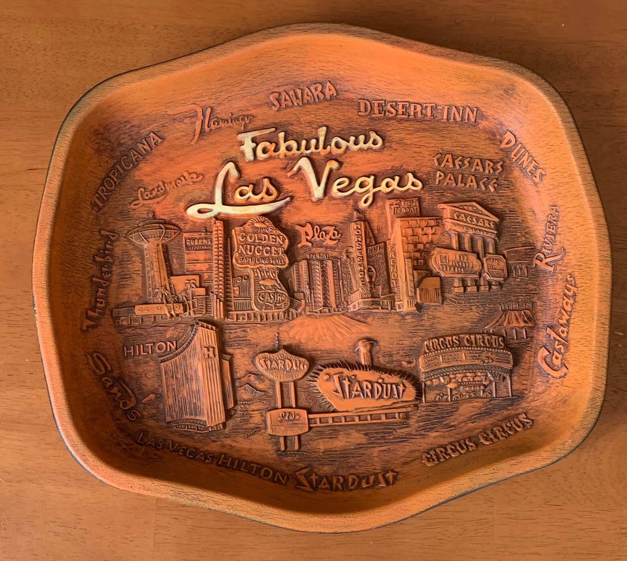 Asmco Fabulous Las Vegas Souvenir Melamine Tray Etsy UK