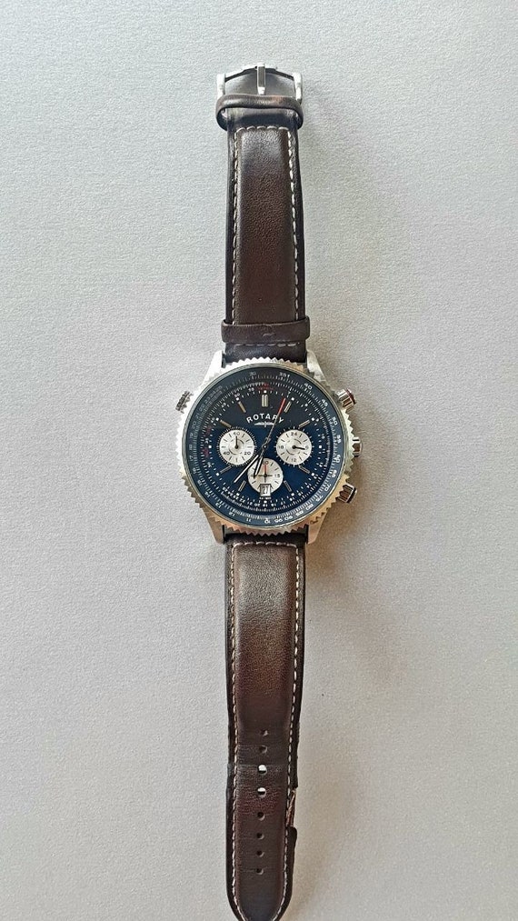 Rotary Dolphin Standard Watch Mens Wristwatch Analog Perfect Etsy