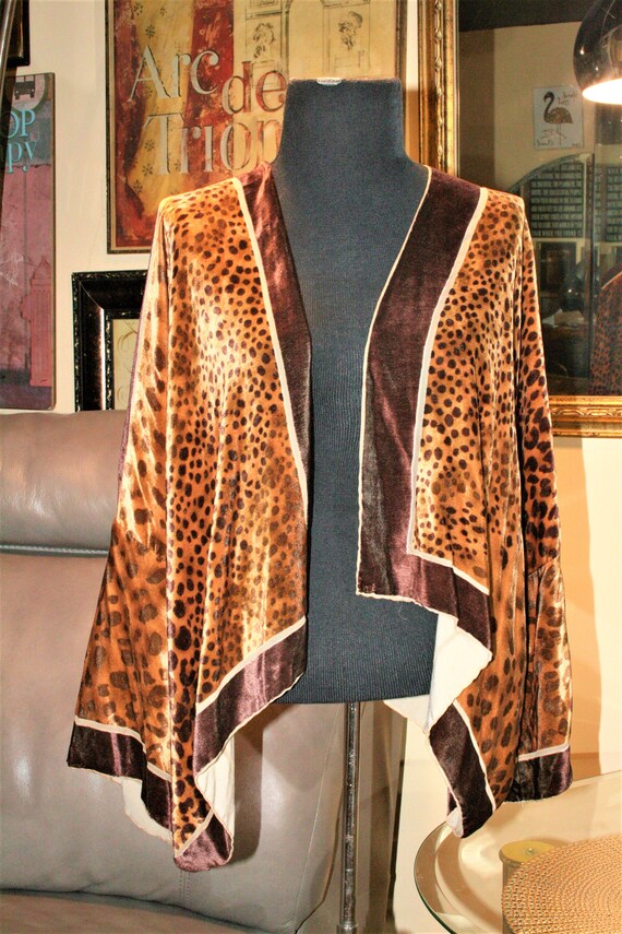 Animal Print Kimono