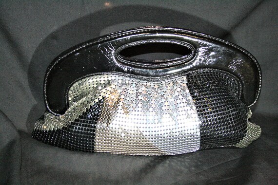 Sequined Patent Leather Handbag - image 3