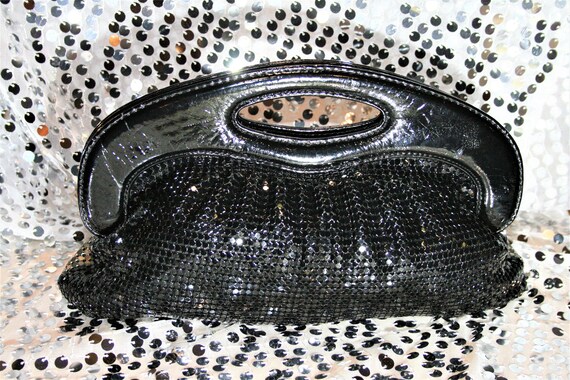 Sequined Patent Leather Handbag - image 2