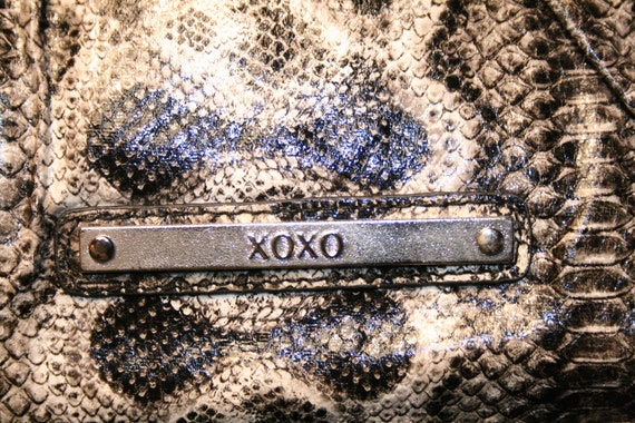 XOXO Faux Snakeskin Clutch Bag - image 3