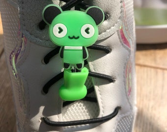 Cute elastic character non tie shoelaces!