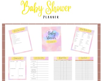 Baby Shower Planner Printable: Complete Checklist (Digital Download)
