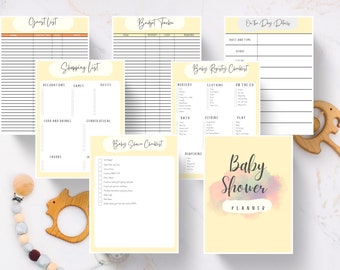 Baby Shower Planner Printable: Complete Checklist (Instant Download)