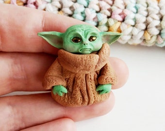 Polymer Clay Yoda Etsy