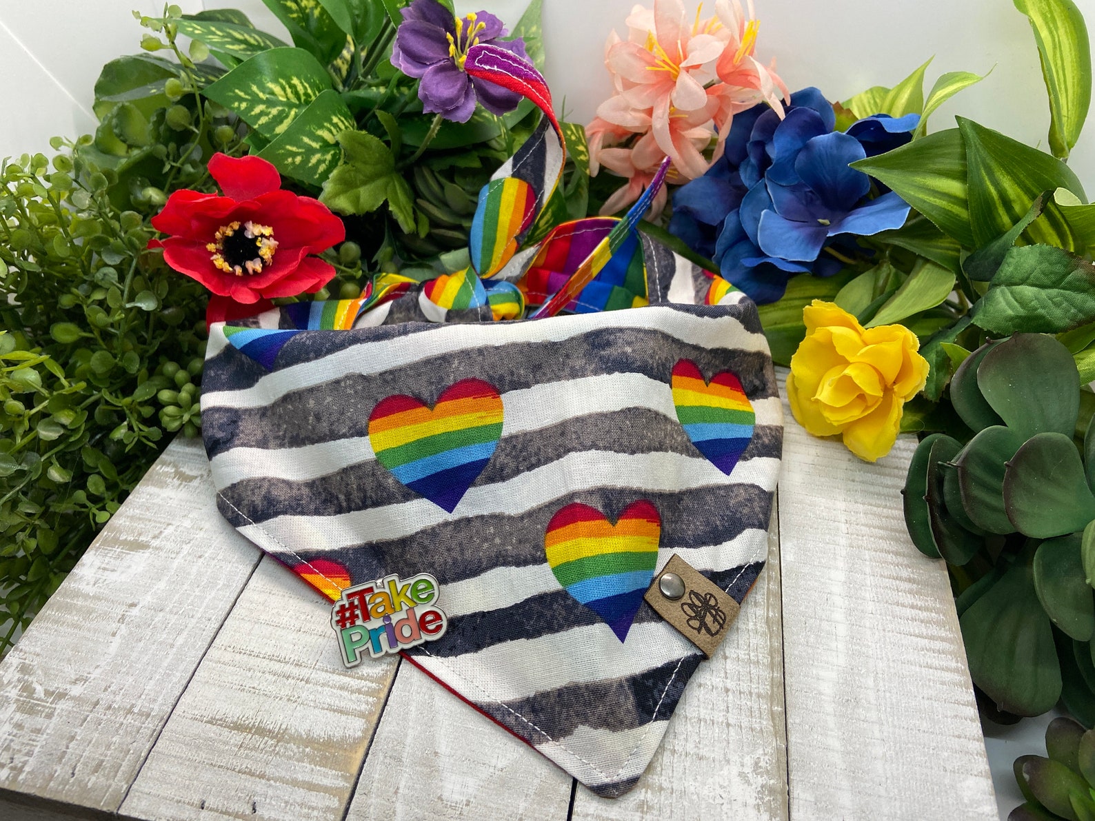 Pride Stripes Bandana LGBTQ Bandana Gay Pride Bandana Etsy België