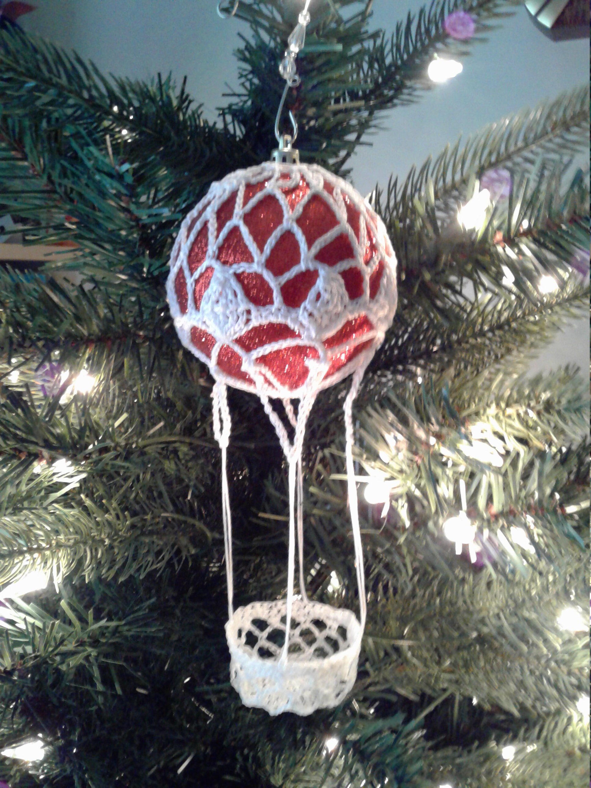 Hot air balloon Christmas tree ornaments Etsy