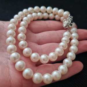 Echte Japanse AKOYA PARELKETTING オーロラHoge kwaliteit 8 mm
