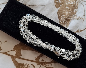 Genuine Vintage Natual White Crystal Necklace 32.9G 本水晶 自然のクリスタル