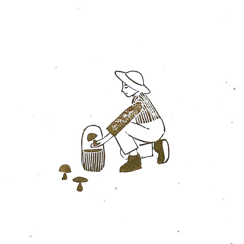 Forarger Drawing Forager - Etsy