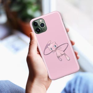 Mew 1 Phone Case For Apple iPhone 11 12 13 14 15 16e 17 17e 18 Air PRO Plus Mini Max Cartoon Character Hero From Ball Fight Figure Animal imagen 4