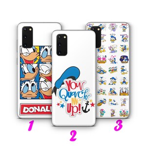 DONALD DUCK 2 Phone Case Cover For MANY VARiOUS Samsung Galaxy Models inspired Disney Cartoon Daisy Duck Mickey Mouse Couple Love Cute